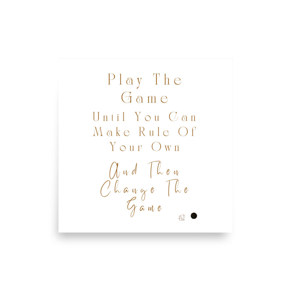 Change The Game Poster